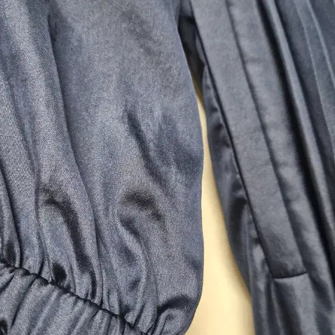 [BUNJANG] Anna Sui Pleated Navy Dress (Size 66) / 안나수이 플리츠 원피스(66)