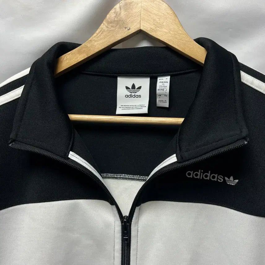 [SOLD OUT] [정품/L] 아디다스 클래식 베켄바우어 화이트블랙 검흰 트랙탑/져지