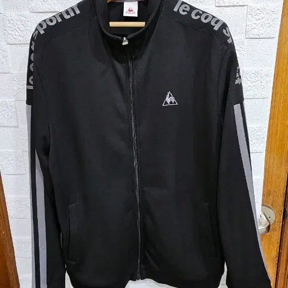 [BUNJANG] Le Coq Sportif Black Track Jacket / 르꼬끄 스포르티브 블랙 트랙 자켓