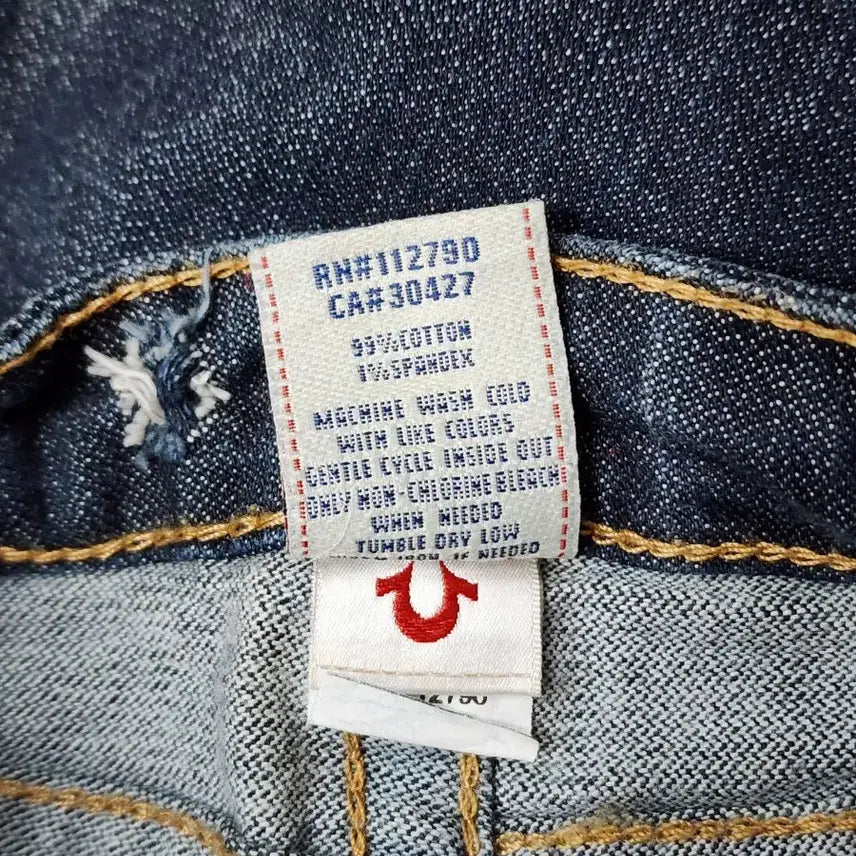 [BUNJANG] True Religion Joey Bootcut Jeans Indigo Denim / [W26~27] 트루릴리전 부츠컷 청바지 Y2K 빈티지 데님 인디고 2.