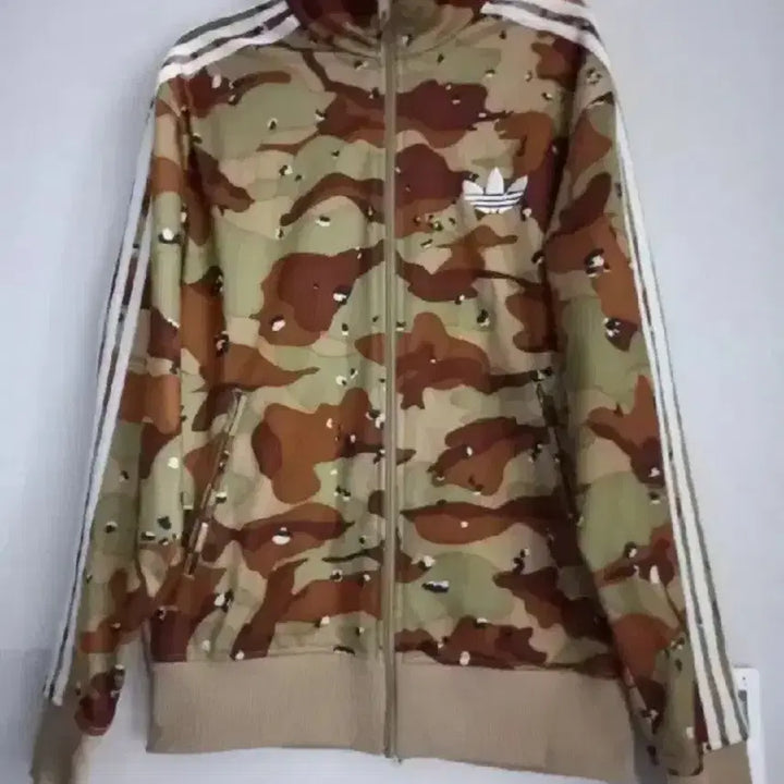 [BUNJANG] Adidas Camo Military Track Top Jersey Zip-up (95/M) / 아디다스 희귀 카모 밀리터리 트랙탑 저지 져지집업 95/M