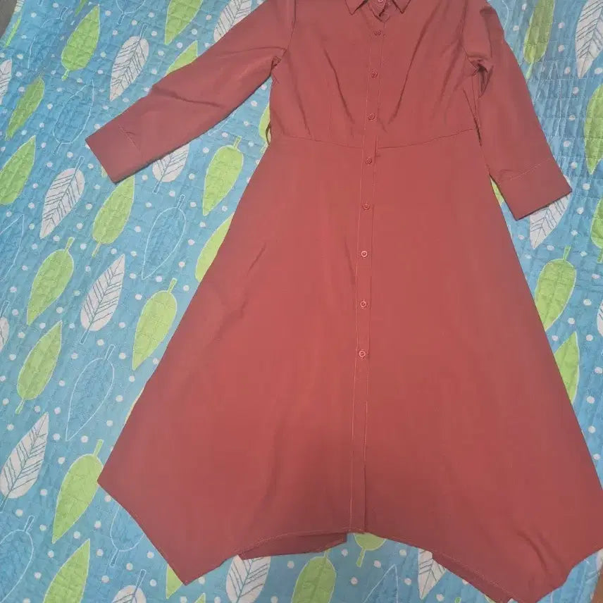 [BUNJANG] Shirt Dress (Size 55-66) - Good Condition / 셔츠형 원피스(55~66.5)상태 좋음(봄,가을)