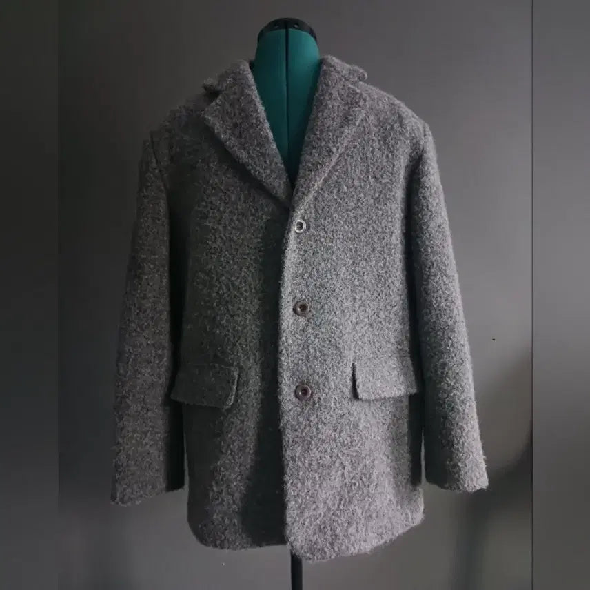 [BUNJANG] Dunst 3-Button Boucle Jacket / 던스트 3버튼 부클 자켓 그레이 스몰 S 사이즈 Dunst