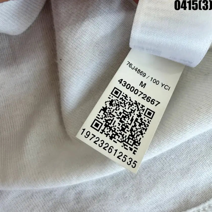 [BUNJANG] Tommy Hilfiger White Short Sleeve T-shirt / M 타미힐피거 흰색 반팔티 0415(3)