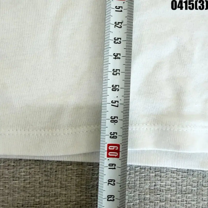 [BUNJANG] Tommy Hilfiger White Short Sleeve T-shirt / M 타미힐피거 흰색 반팔티 0415(3)