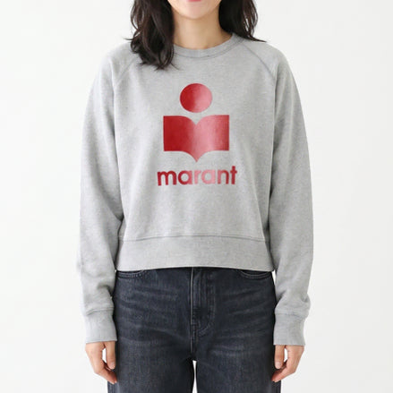 [BUNJANG] Isabel Marant Etoile Moby Logo Sweatshirt Gray S / 정품 이자벨마랑 에뚜왈 모비 로고 맨투맨 그레이 S (실측포함)