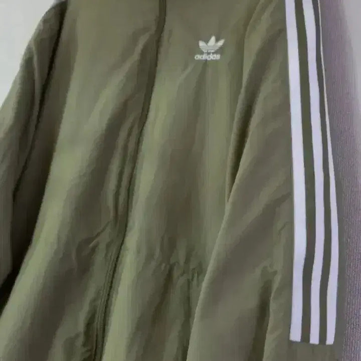 [BUNJANG] Adidas Lock Up Khaki Track Top Jersey Zip-up / 아디다스 락업탑 카키 트랙탑 저지 져지집업 110/XXL