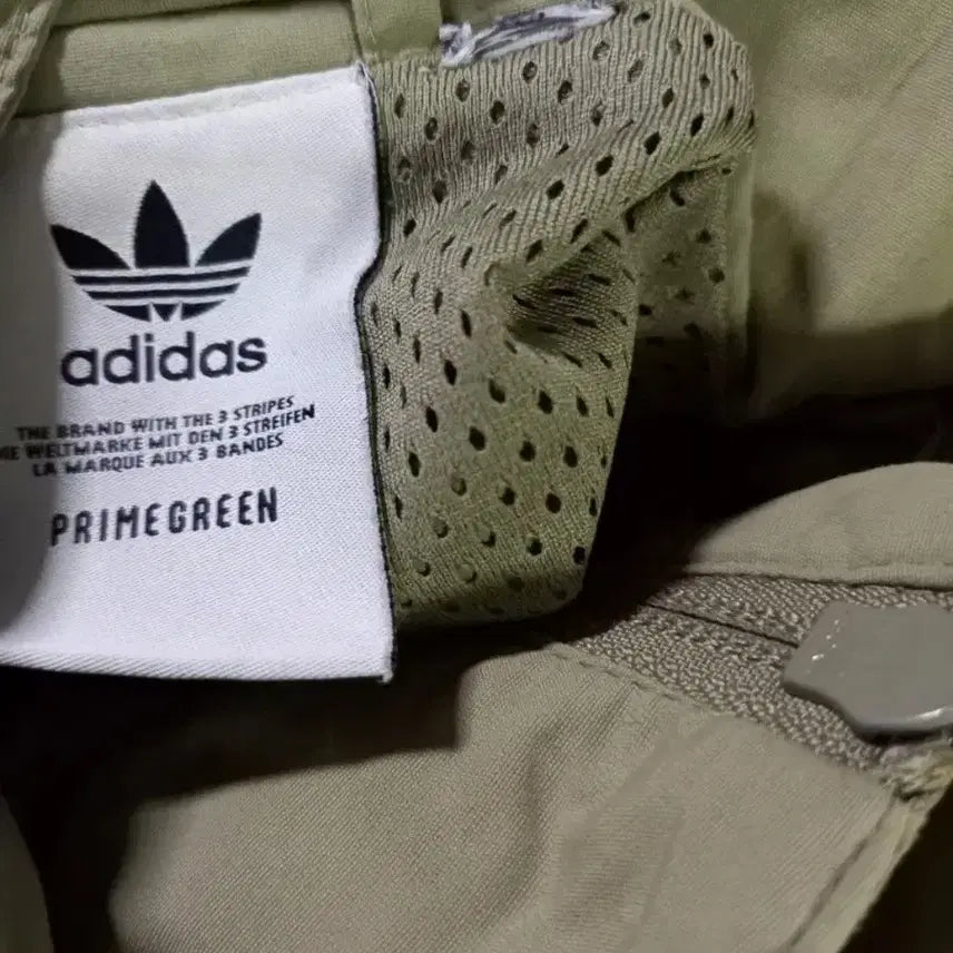 [BUNJANG] Adidas Lock Up Khaki Track Top Jersey Zip-up / 아디다스 락업탑 카키 트랙탑 저지 져지집업 110/XXL