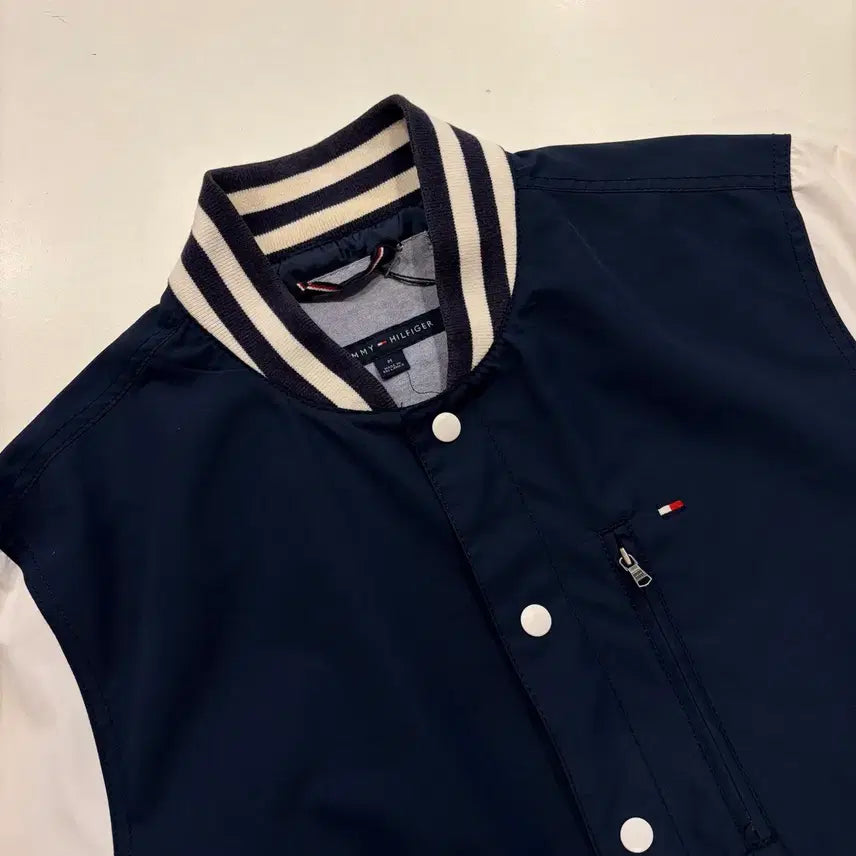 [BUNJANG] Tommy Hilfiger Stadium Jacket - Navy/Ivory - Men&