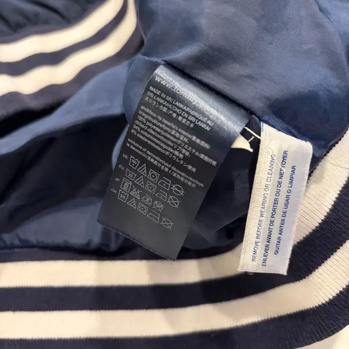 [BUNJANG] Tommy Hilfiger Stadium Jacket - Navy/Ivory - Men&