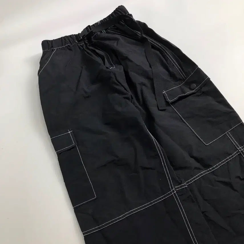 [SOLD OUT] 스티치 카고 와이드 팬츠
