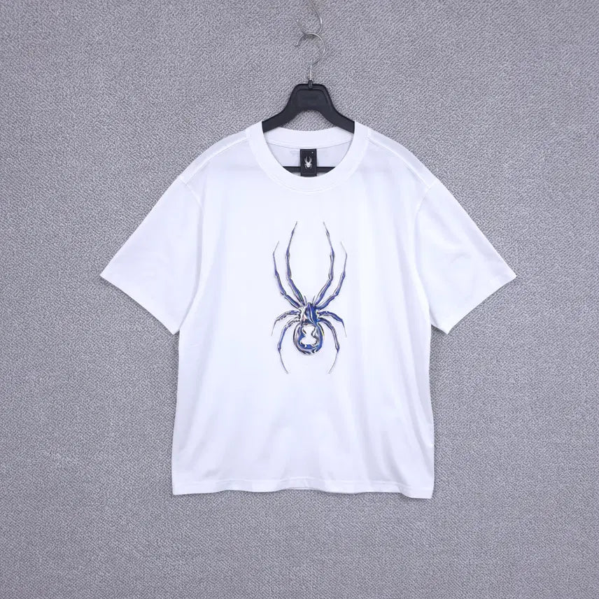 [SOLD OUT] 스파이더 2023 남성 화이트 기능성 반팔 티셔츠 95