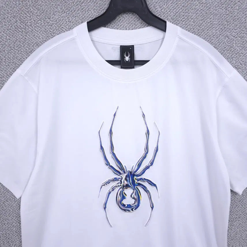 [SOLD OUT] 스파이더 2023 남성 화이트 기능성 반팔 티셔츠 95
