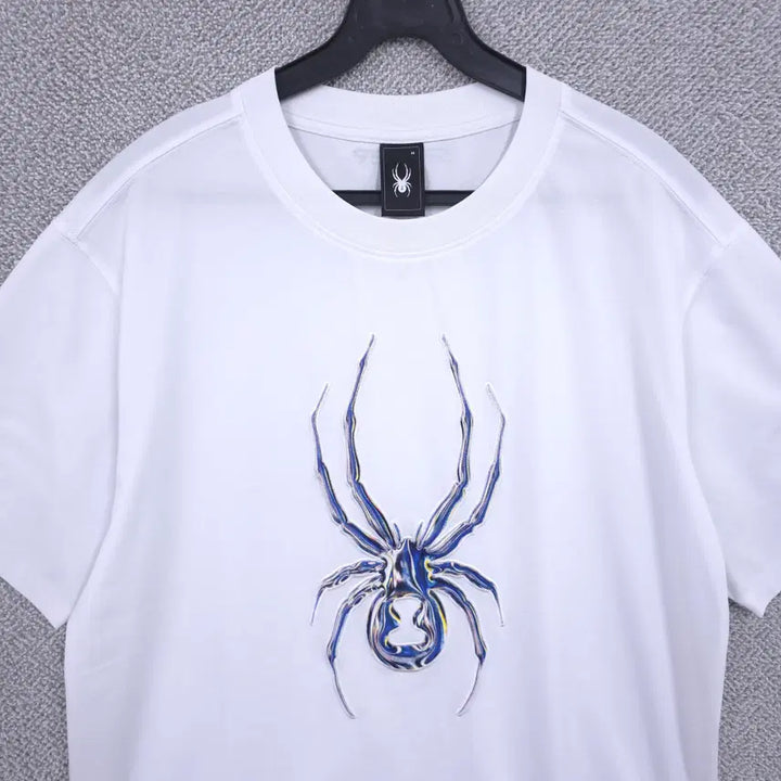 [SOLD OUT] 스파이더 2023 남성 화이트 기능성 반팔 티셔츠 95