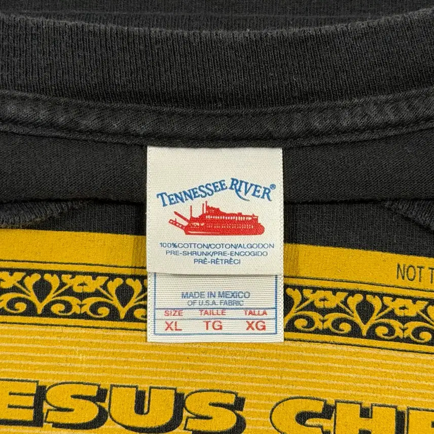 [BUNJANG] Vintage 2000s Jesus Amex Card Parody T-shirt / 빈티지 00s Jesus 지저스 amex Card Parody 티셔츠