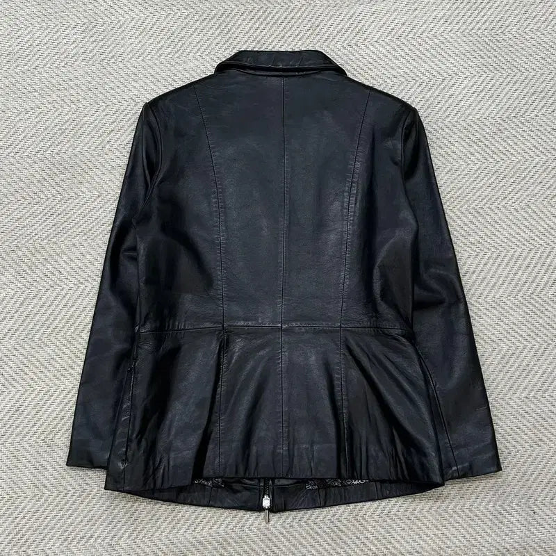 [BUNJANG] Kenneth Cole New York Real Leather Jacket / 케네스콜 뉴욕 리얼 레더 자켓 r3513