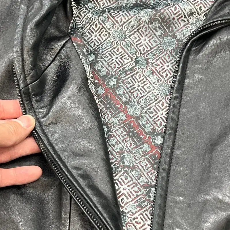 [BUNJANG] Kenneth Cole New York Real Leather Jacket / 케네스콜 뉴욕 리얼 레더 자켓 r3513