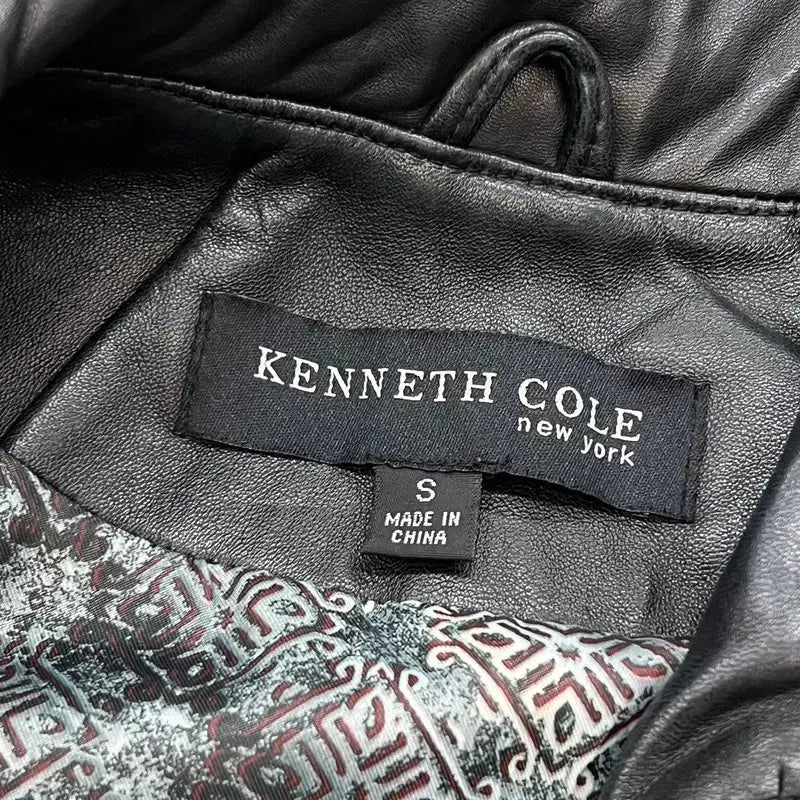 [BUNJANG] Kenneth Cole New York Real Leather Jacket / 케네스콜 뉴욕 리얼 레더 자켓 r3513