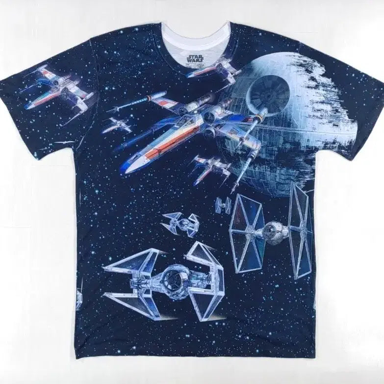 [BUNJANG] Star Wars All Over Print T-shirt 2XL / 스타워즈 올오버 프린팅 반팔 티셔츠 2XL
