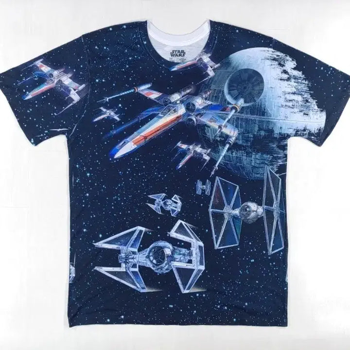 [BUNJANG] Star Wars All Over Print T-shirt 2XL / 스타워즈 올오버 프린팅 반팔 티셔츠 2XL