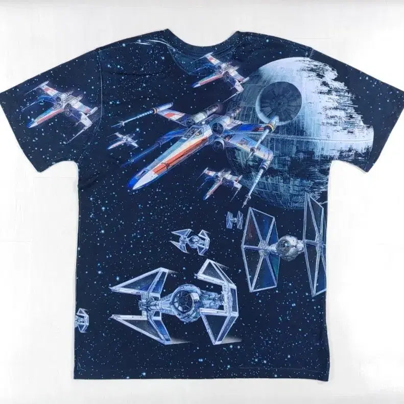 [BUNJANG] Star Wars All Over Print T-shirt 2XL / 스타워즈 올오버 프린팅 반팔 티셔츠 2XL