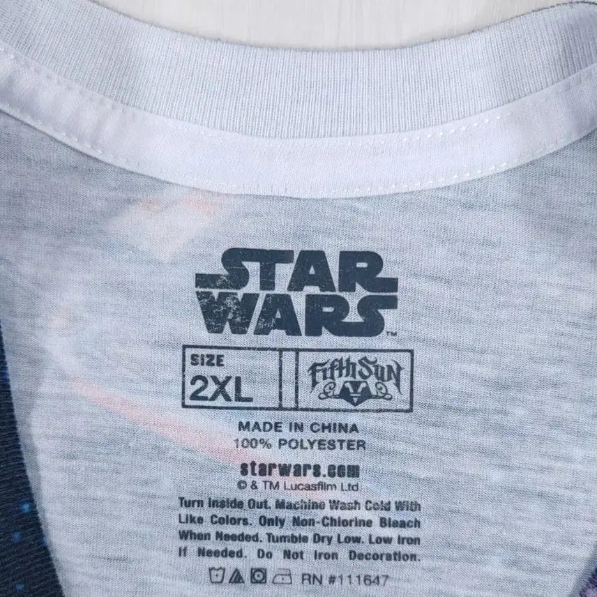 [BUNJANG] Star Wars All Over Print T-shirt 2XL / 스타워즈 올오버 프린팅 반팔 티셔츠 2XL