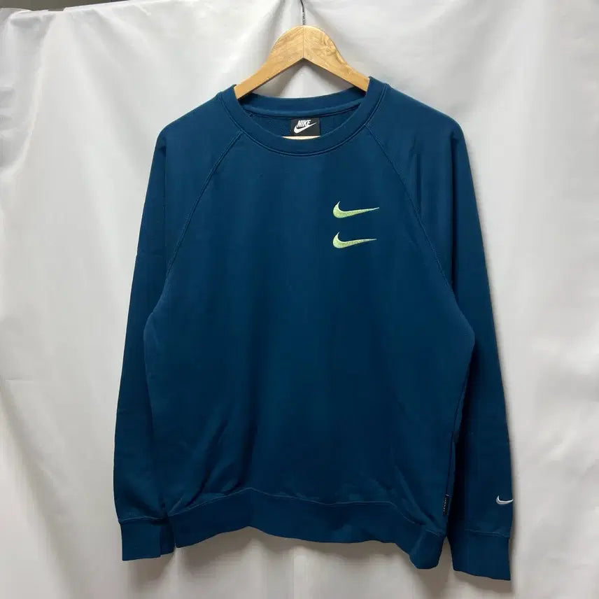 [SOLD OUT] [정품/L] 나이키 더블스우시 청색 맨투맨