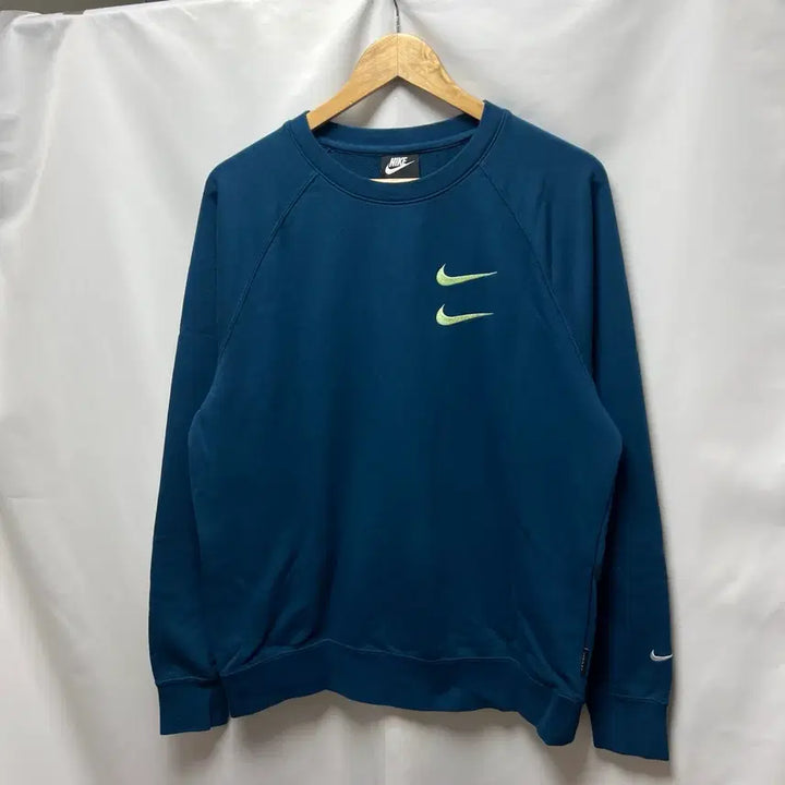 [SOLD OUT] [정품/L] 나이키 더블스우시 청색 맨투맨