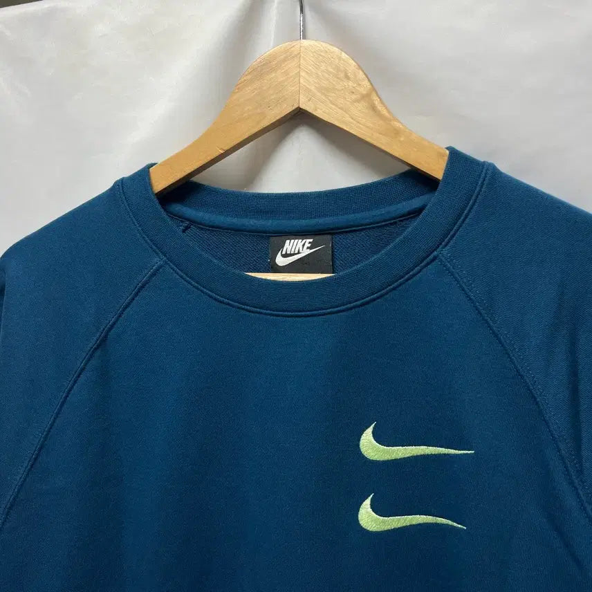 [SOLD OUT] [정품/L] 나이키 더블스우시 청색 맨투맨