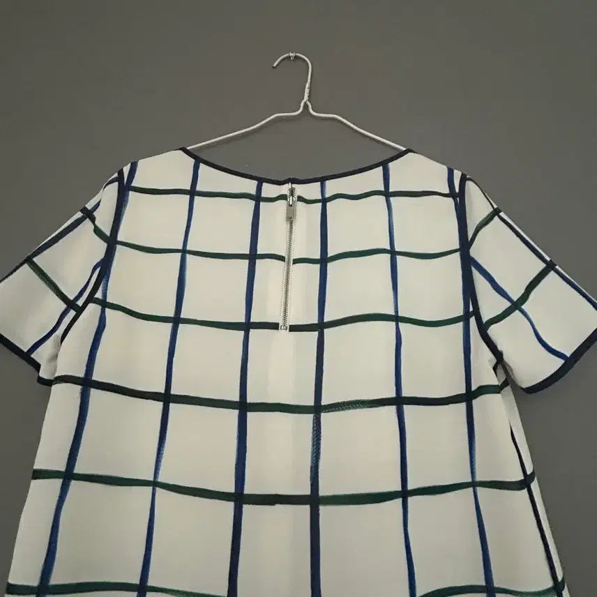 [BUNJANG] Beanpole Check Pattern Midi Dress 95 / 빈폴 체크 패턴 원피스 95