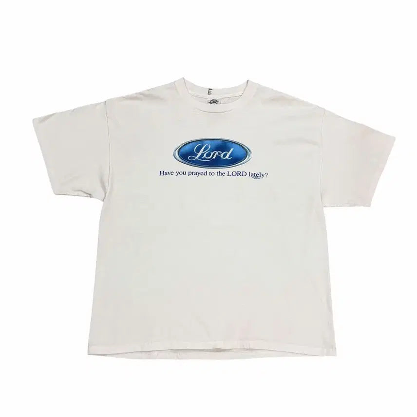 [BUNJANG] Jesus Lord Ford Parody T-shirt / 빈티지 Jesus Lord Ford 패러디 티셔츠