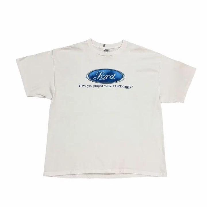 [BUNJANG] Jesus Lord Ford Parody T-shirt / 빈티지 Jesus Lord Ford 패러디 티셔츠