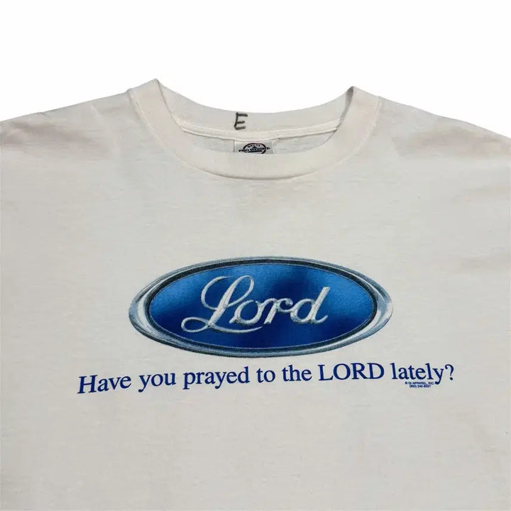 [BUNJANG] Jesus Lord Ford Parody T-shirt / 빈티지 Jesus Lord Ford 패러디 티셔츠