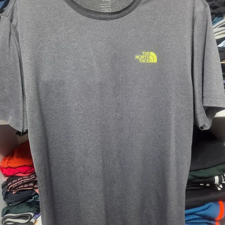 [BUNJANG] The North Face Gray Short Sleeve T-shirt (Size 100) / 노스페이스 회색 반팔 티셔츠 100
