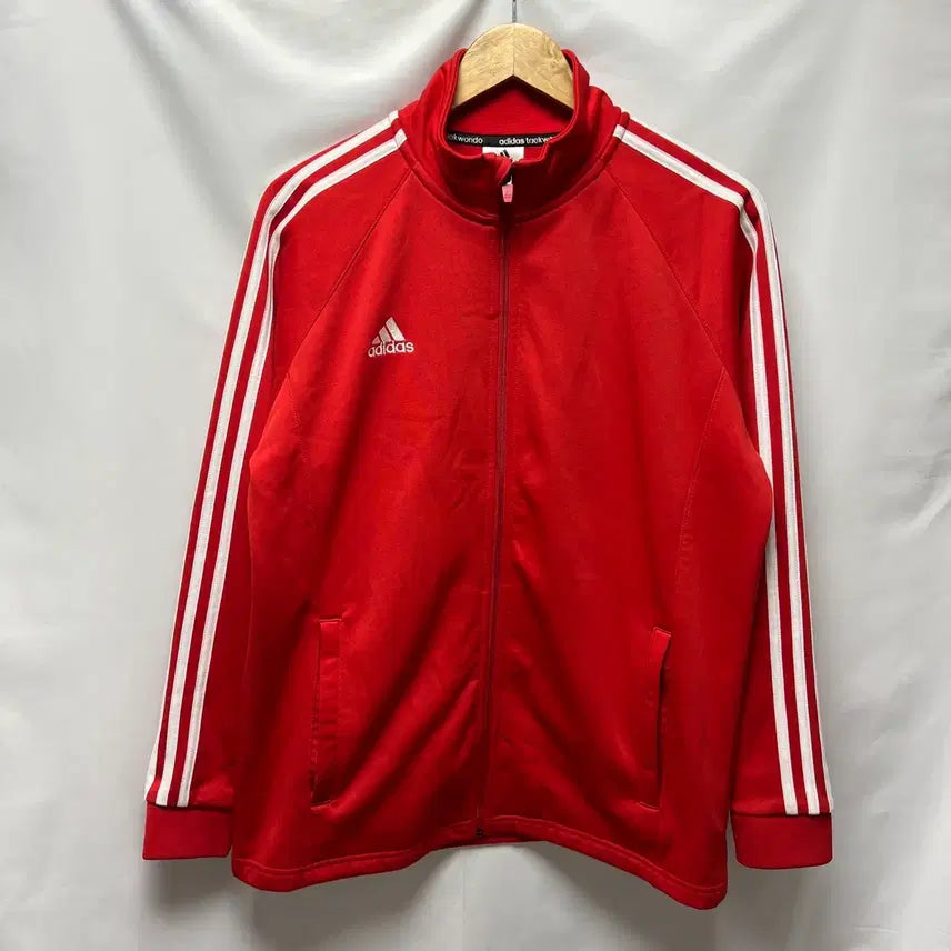 [BUNJANG] Adidas Europa Red Track Top Jacket / [정품/M] 아디다스 삼선 레드 트랙탑/져지 (유로파)