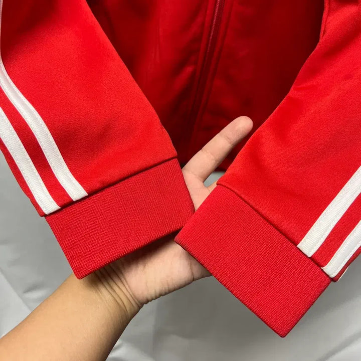 [BUNJANG] Adidas Europa Red Track Top Jacket / [정품/M] 아디다스 삼선 레드 트랙탑/져지 (유로파)