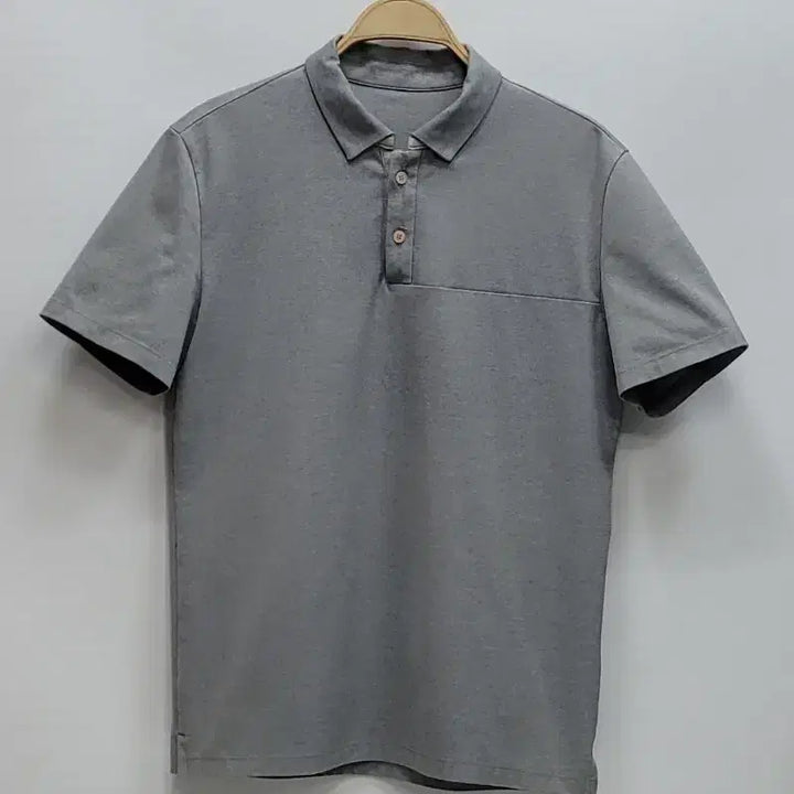 [SOLD OUT] TIME 한섬 타임 옴므 카라 반팔 티셔츠 / 남 95 그레이