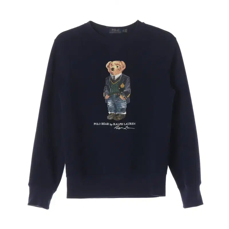 [BUNJANG] Polo Ralph Lauren Polo Bear Navy Sweatshirt XS / 폴로 랄프로렌 폴로베어 네이비 맨투맨 XS