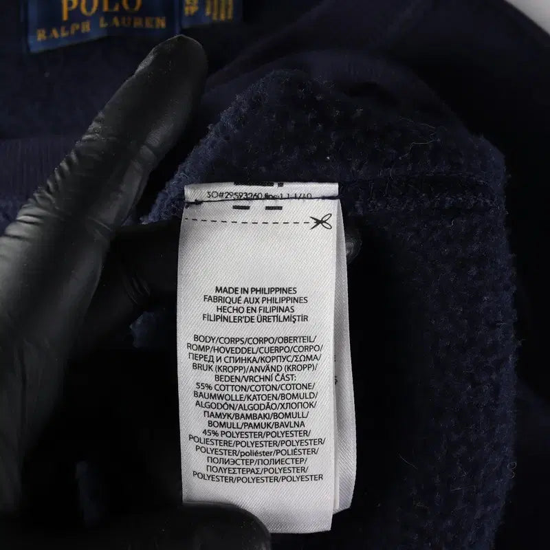 [BUNJANG] Polo Ralph Lauren Polo Bear Navy Sweatshirt XS / 폴로 랄프로렌 폴로베어 네이비 맨투맨 XS