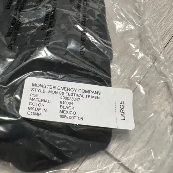[SOLD OUT] Monster energy Large 반팔티셔츠