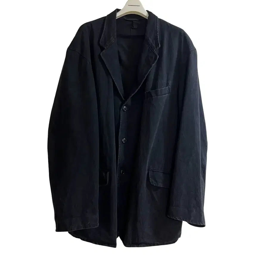 [SOLD OUT] [3] 25ss comoli 코모리 블랙 드릴 자켓