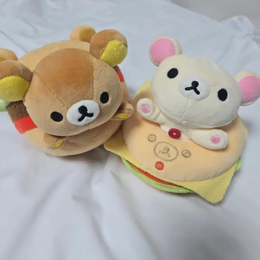 [BUNJANG] Rilakkuma Korilakkuma Hamburger 2018 Rilakkuma Deli Limited Edition Bundle Set / 리락쿠마 코리락쿠마 햄버거 2018 리락쿠마델리 한정판 인형 일괄