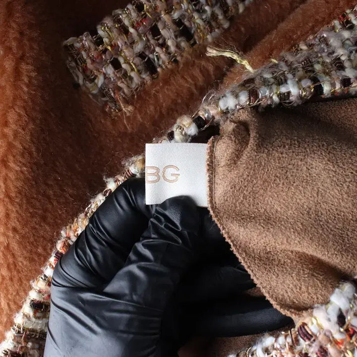 [BUNJANG] BCBG Tweed Shearling Vest - Women&