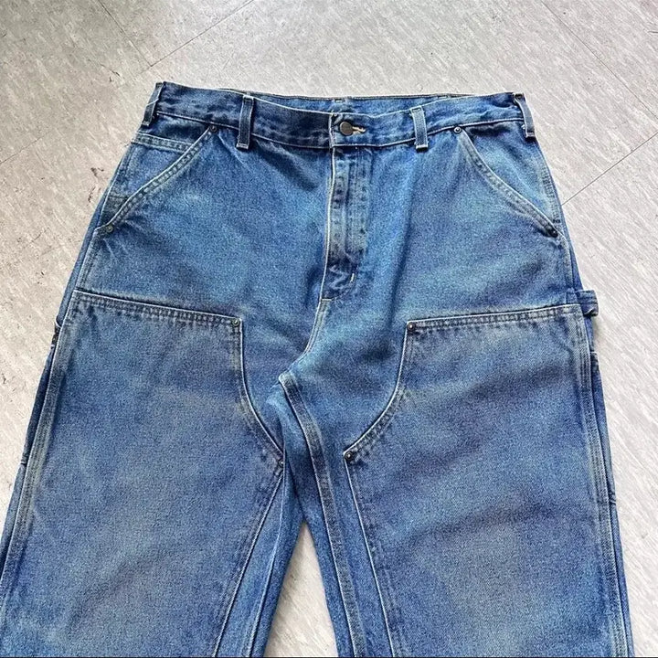 [SOLD OUT] 칼하트 더블니 데님 B73 덩가리 팬츠