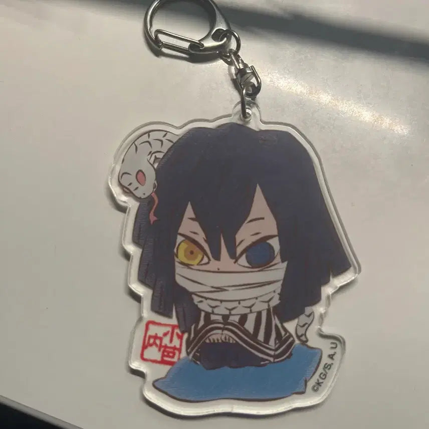 [BUNJANG] Demon Slayer Obanai Iguro Acrylic Keychain / 귀멸의 칼날 이구로 오바나이 아크릴 키링