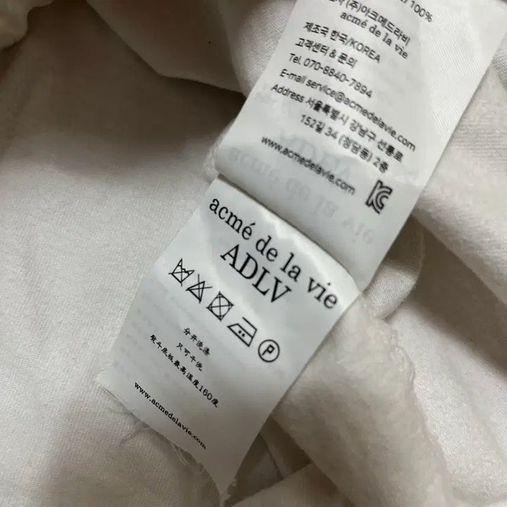 [BUNJANG] Acme De La Vie Big Logo T-shirt XL / 아크메드라비 빅로고 반팔티 XL/105