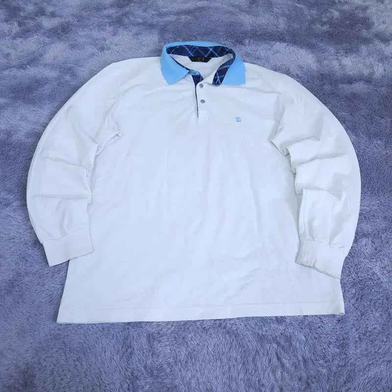 [BUNJANG] Daks Long Sleeve Collar Shirt / 100 닥스 긴팔 카라티 | A