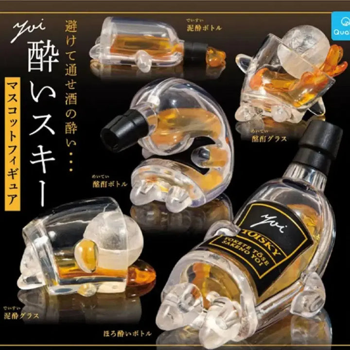 [BUNJANG] Chwihanski Chwihanski Drunk Mascot Figure Gacha / 취한 위스키 마스코트 피규어 취해스키 만취 가챠