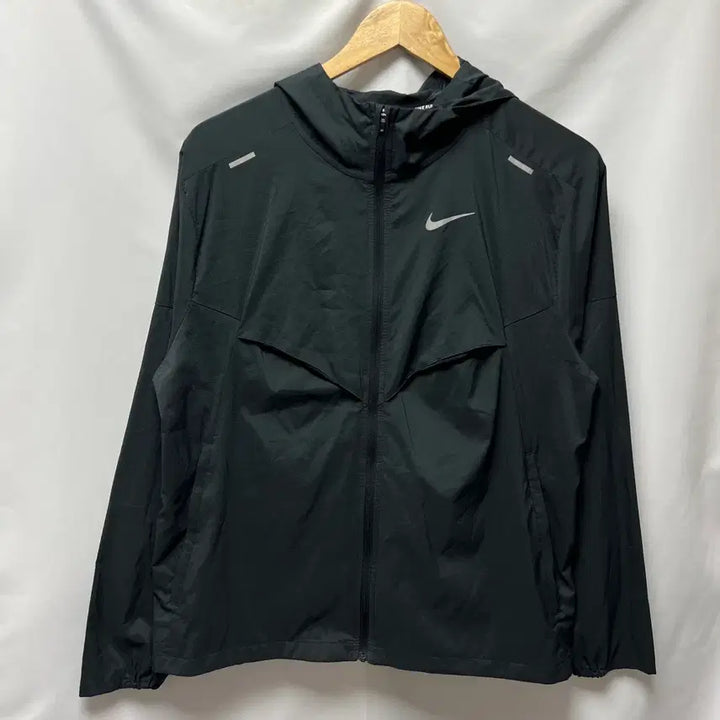 [SOLD OUT] [정품/L] 나이키 리펠UV 윈드러너 블랙 스우시 바람막이