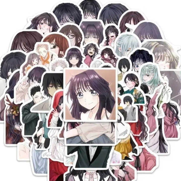 [BUNJANG] Fragrant Flowers Bloom Nobly Animation Stickers (55 Sheets) / 향기로운 꽃은 늠름하게핀다 애니메이션 스티커 55장
